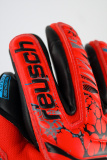 Reusch Attrakt Gold X Finger Support Junior 5372950 3333 black red 3